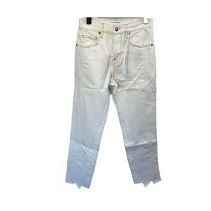 NWT Frame Denim Le Original high waist off white jeans. Size 23